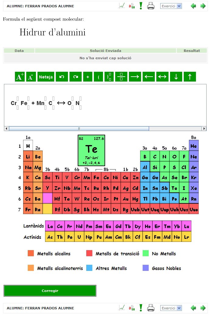 Exemple de problema de química